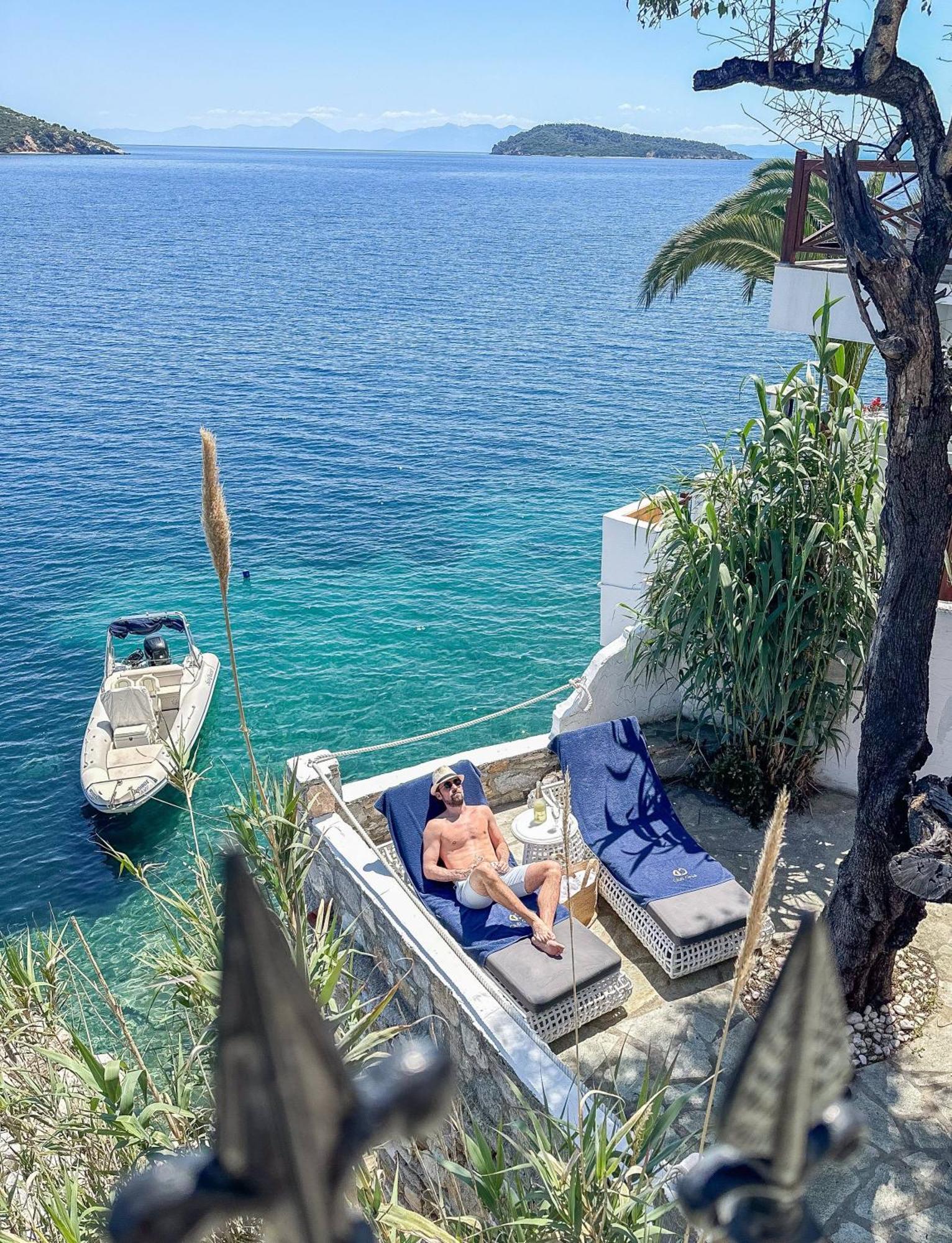 Ourania'S Mansion Otel İskados Dış mekan fotoğraf